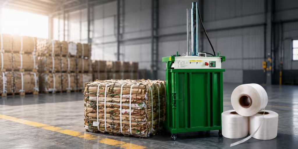 Vertical Hydraulic Baler